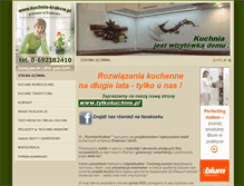 Tablet Screenshot of kuchnie-krakow.pl